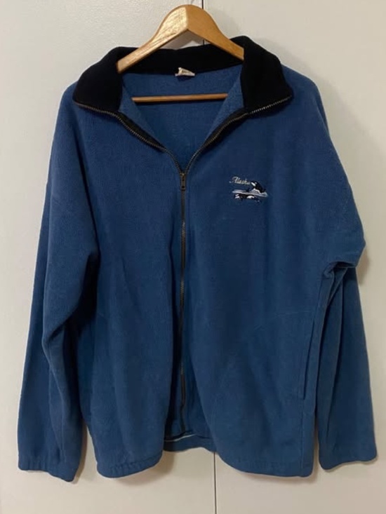 Jackets & Blazers - Vintage Alaska Fleece Zip Up Sweater